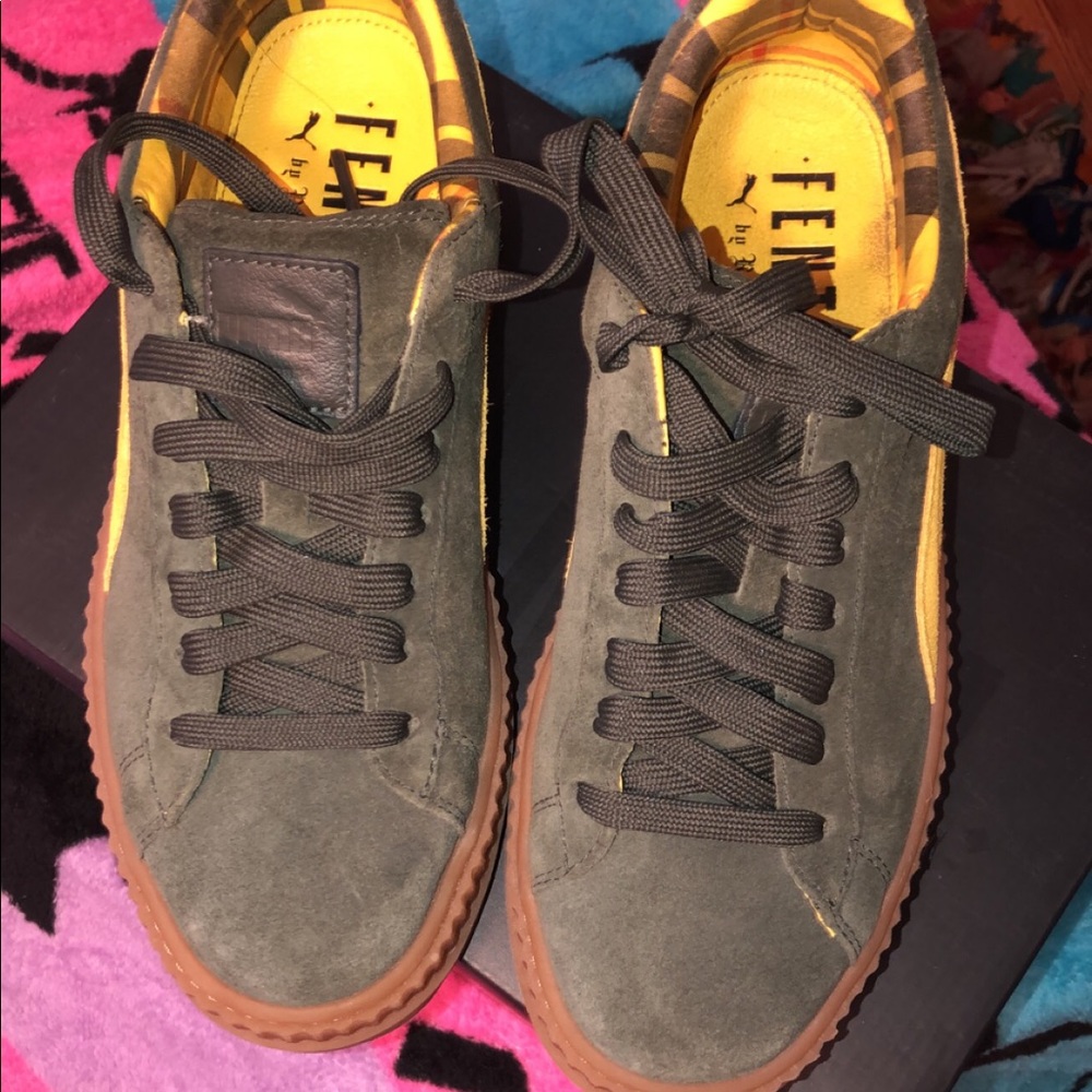 Fenty Puma green and yellow